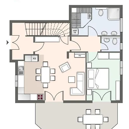 Reetdachhaus Ruem Hart Huus Reetdachhaus Ruem Hart Huus Dom wakacyjny Sankt Peter-Ording